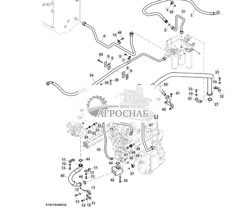 Гидравлические линии, стандартный расход, с PTO, мост с двухступенчатым редуктором (23) (804101 - ) - ST909334 648.jpg
